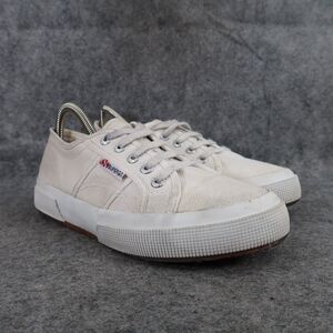 Superga Shoes Womens 7 Sneakers Casual Lifestyle Classic Lace Up White Comfort
